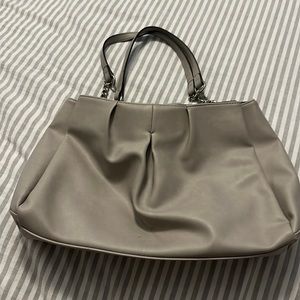 Taupe color Nine West leather purse